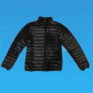 black columbia puffer puffy jacket